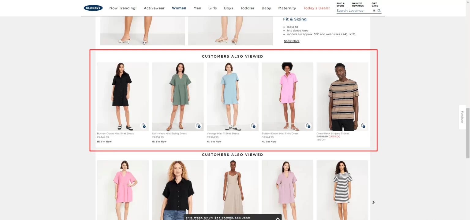 Personalization Based on User Behavior